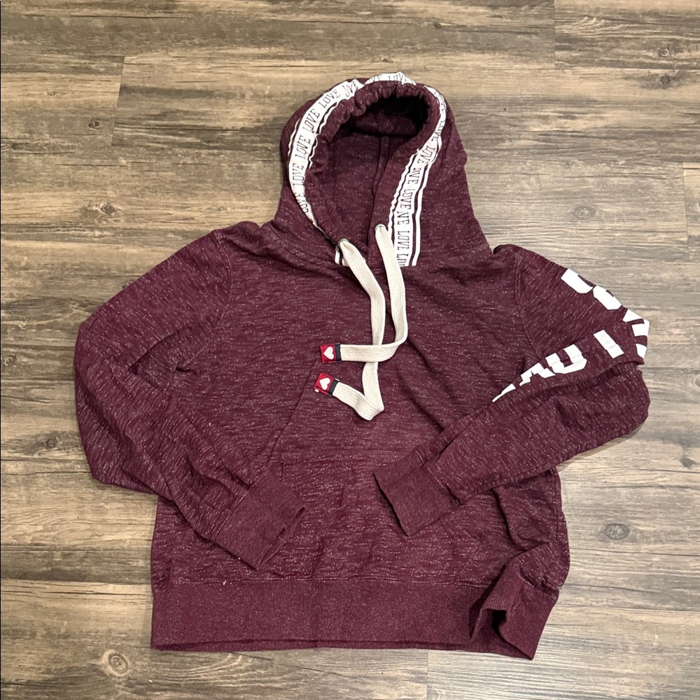 Men's Maroon Hoodie Sweater